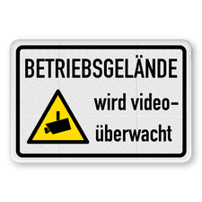 Verkehrsschild aus DibondTraffic mit Alform Rahmen