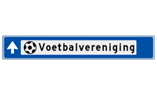 Aluminium strokenbord met een haaks omgezette rand
