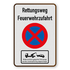 Verkehrsschild aus DibondTraffic mit Alform Rahmen