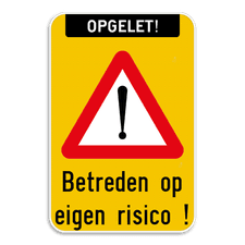 Aluminium bord, omgeplooide rand met gelaste profielen
