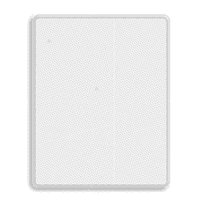 Aluminium informatiebord met een dubbel omgezette rand