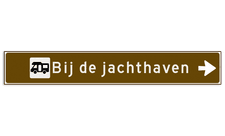 Aluminium strokenbord met een haaks omgezette rand