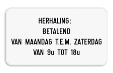Aluminium bord, omgeplooide rand met gelaste profielen