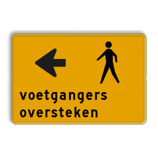 Aluminium omleidingsbord met een dubbel omgezette rand