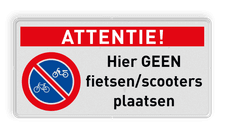 Veiligheidsbord met dubbel omgezette rand