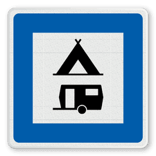Verkehrsschild aus DibondTraffic mit Alform Rahmen