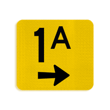 Terreinbord Alupanel 119x109mm