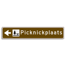 Aluminium versterkt kokerprofiel Verwijsbord