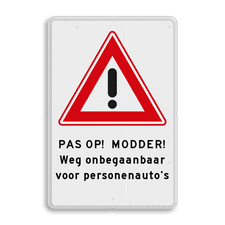Aluminium informatiebord met dubbel omgezette rand