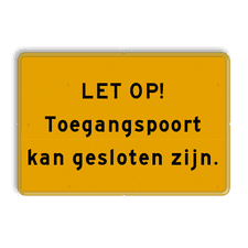 Aluminium omleidingsbord met een dubbel omgezette rand