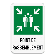 Veiligheidsbord met dubbel omgeplooide rand
