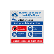 Veiligheidsbord vlak Alupanel (2mm)