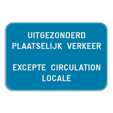 Aluminium bord omgeplooide rand met gelaste profielen