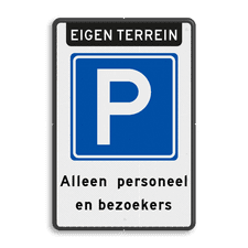 Aluminium informatiebord met dubbel omgezette rand