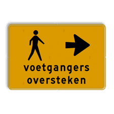 Aluminium omleidingsbord met een dubbel omgezette rand