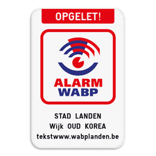 Aluminium bord, omgeplooide rand met gelaste profielen