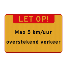 Aluminium informatiebord met een dubbel omgezette rand