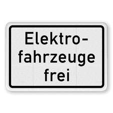 Verkehrsschild aus DibondTraffic mit Alform Rahmen