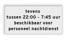 Aluminium informatiebord met een dubbel omgezette rand
