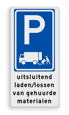 Aluminium informatiebord met een dubbel omgezette rand