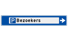 Aluminium strokenbord met een haaks omgezette rand