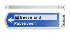 RVS Lichtwegwijzer (LWW) - 230V AC LED uitgevoerd
