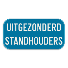 Aluminium bord, omgeplooide rand met gelaste profielen
