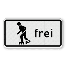 Verkehrsschild aus DibondTraffic mit Alform Rahmen