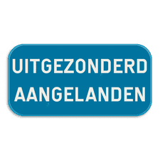 Aluminium bord, omgeplooide rand met gelaste profielen