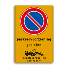 Aluminium informatiebord met dubbel omgezette rand