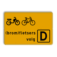 Aluminium omleidingsbord met een dubbel omgezette rand