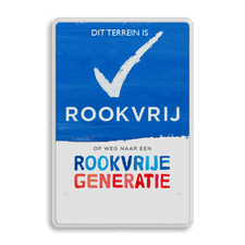 Aluminium bord met een dubbel omgezette rand