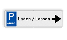Aluminium informatiebord met een dubbel omgezette rand