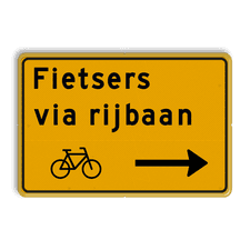 Aluminium omleidingsbord met een dubbel omgezette rand