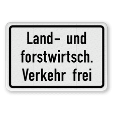 Verkehrsschild aus DibondTraffic mit Alform Rahmen
