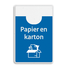 Aluminium bord met een dubbel omgezette rand
