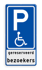Aluminium informatiebord met een dubbel omgezette rand