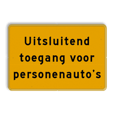 Aluminium omleidingsbord met een dubbel omgezette rand