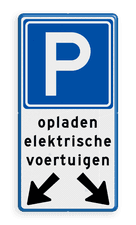 Aluminium informatiebord met een dubbel omgezette rand