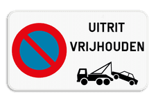 Aluminium bord, omgeplooide rand met gelaste profielen
