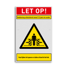 Veiligheidsbord vlak Alupanel (2mm)