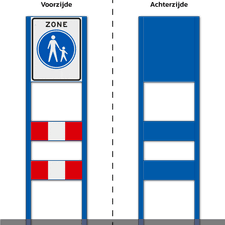 Zoneportaal 1x RVV Zone DZ+ 2 SHP