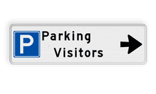 Aluminium informatiebord met een dubbel omgezette rand