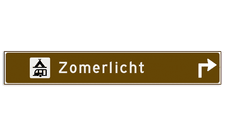 Aluminium strokenbord met een haaks omgezette rand