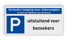 Veiligheidsbord met dubbel omgezette rand