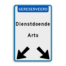 Aluminium informatiebord met dubbel omgezette rand
