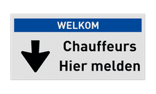 Veiligheidsbord vlak Alupanel (2mm)