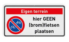 Veiligheidsbord met dubbel omgezette rand