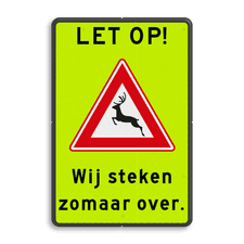 Aluminium informatiebord met dubbel omgezette rand