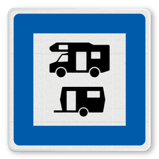 Verkehrsschild aus DibondTraffic mit Alform Rahmen
